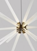 Picture of 35.1w 2709lm Photon 30k Acrylic Satin Nickel 90cri Photon 48 Chandelier sn LED930277