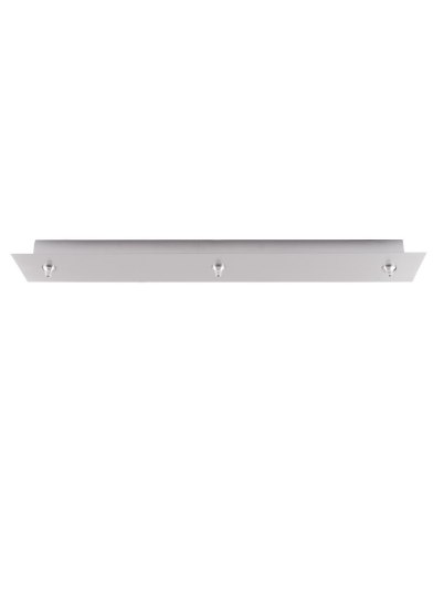 Foto para Fusion Glass FSJ Canopy 3-Lite Rect GL LED