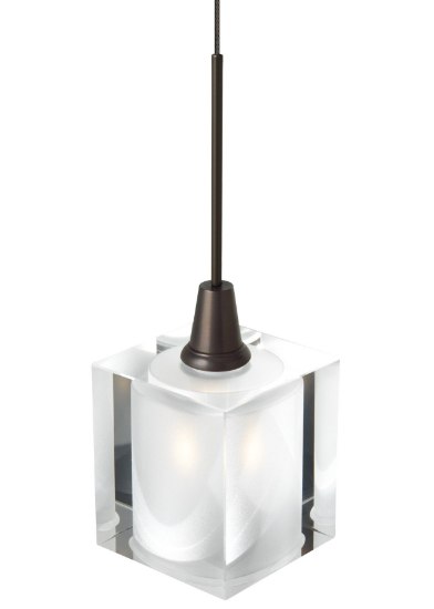 Foto para 35w Rocks Bronze Rocks Pendant Clear BZ MRL