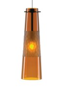 Foto para 50w Bonn Bronze Bonn Pendant Amber BZ MPT