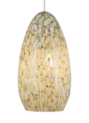 Picture of 35w Banja Satin Nickel Banja Pendant Ivory SN MRL