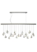 Picture of 260w Bling Satin Nickel Bling Chandelier Clear SN