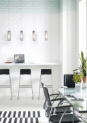 Foto para 8w Paige Satin Nickel Paige Pendant AM sn LED FSJ