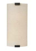 Foto para 120w Omni Bronze Medium Base Omni Md Linen Fab BZ NL 120v