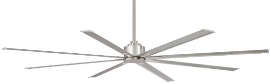 Picture of 44.8w SW 84" Outdoor Ceiling Fan Brushed Nickel Wet
