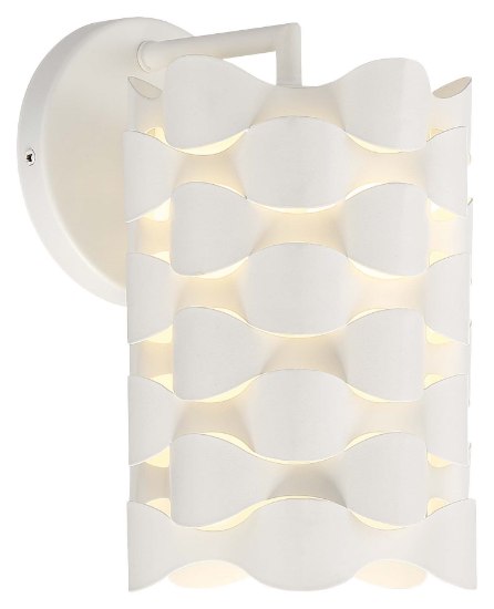 Foto para 10w WW Led Wall Sconce Sand White