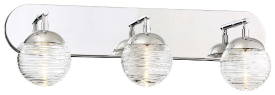 Picture of 8w WW Led Bath Polished Nickel Clear