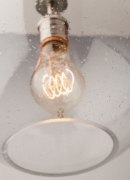 Foto para 60w Isla Bronze Medium Base Isla Pendant NL Clear BZ