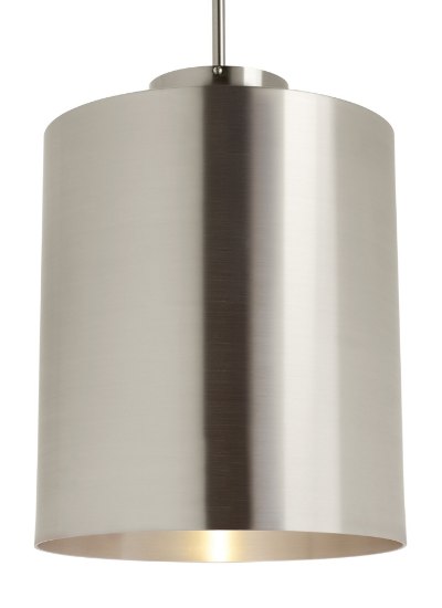 Picture of 18w Hutch 30k Stamped Metal Shade Brushed Aluminum 90cri TD-Hutch Pendant 25° BA -LEDLO930