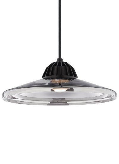 Foto para 9w Hybris Black TD-Hybris Pendant M CH, bk, -LEDWD