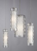 Foto para 6.5w Liza 27k White E26 Medium Base BT15 80cri TD-Liza Grande Pendant CL WH -LED827