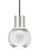 Foto para 15w 290lm Mina 22k Laser Etched Satin Nickel 90cri TD-Mina Pendant 11CLBLsn-LED922