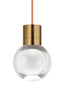 Foto para 9w Mina 22k Laser Etched Aged Brass 90cri TD-Mina Pendant 11-LITE OR AB -LED922