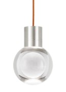 Foto para 15w 290lm Mina 30k Laser Etched Satin Nickel 90cri TD-Mina Pendant 3CLCPsn-LED930