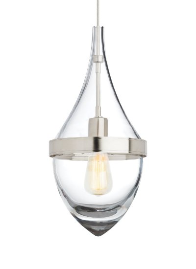 Picture of 3.5w Parfum 22k Satin Nickel E26 Medium Base ST19 90cri TD-Parfum Grande Pendant CL-CL SN -LED922