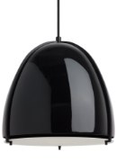 Foto para Paravo 27k Fiberglass Gloss Black/Gloss White 90cri TD-Paravo Pendant BK/BK-LED927