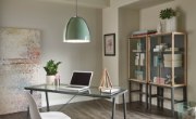 Foto para Paravo Fiberglass Gloss White/Satin Nickel TD-Paravo Pendant WH/SN