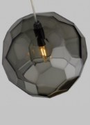 Foto para 2w Reece 27k Transparent Glass Black T6 T6 90cri TD-Reece Pendant SM BK-LED927