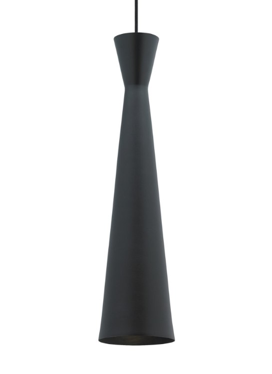 Foto para 8w Windsor 30k Black 90cri TD-Windsor Line-Voltage Pendant BK BK-LED930