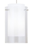 Picture of 75w Echo Satin Nickel TT-Echo Pend lg clar,sn