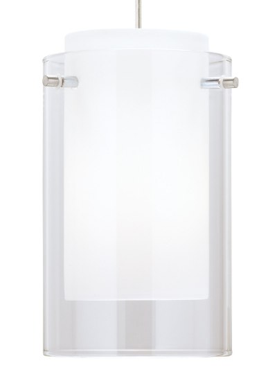 Picture of 75w Echo Satin Nickel TT-Echo Pend lg clar,sn