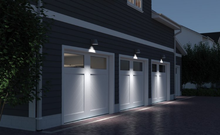 Picture of 18w Bowman 30k Charcoal 80cri Bowman 4 Outdoor Wall 4 in CL LED 80 CRI 3000K 120