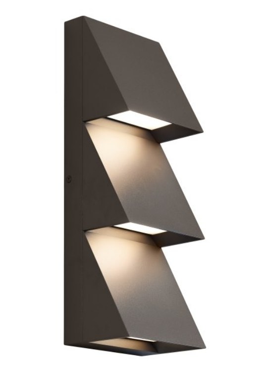 Foto para 64w Pitch 30k Bronze 80cri Pitch Triple Outdoor Wall Triple BZ LED 80 CRI 300