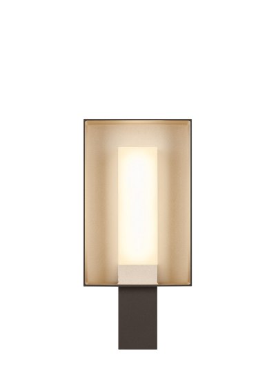 Foto para 6w Refuge 27k Metal & Acrylic Shade Bronze/Gold Haze 90cri Refuge Square Wall SM ZG -LED927