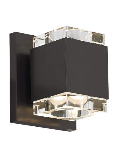 Foto para 9w Voto 30k Black 80cri Voto Wall Square CL, bk, -LED830-277