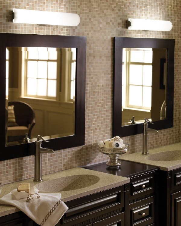 Foto para 28w Luna Satin Nickel BC-Luna Bath 24IN, sn-CF 120V