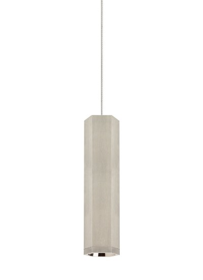 Foto para 8w Blok 30k Satin Nickel/Satin Nickel 90cri FJ-Blok Pendant S SN/SN-LED930