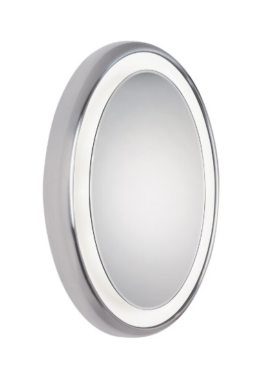 Foto para 18w Tigris Satin Nickel BC-Tigris Ovl sur, sn-CF 120V