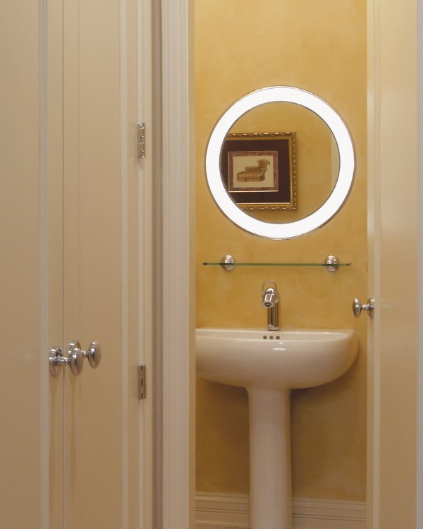 Foto para 40w 862lm Tigris 30k Satin Nickel 90cri Tigris Mirror Round rec sn-LED930-277