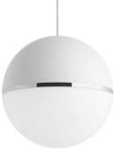 Foto para 12w Akova 27k Acrylic & Metal Shade Satin Nickel 90cri FJ-Akova Pendant WH/CH sn-LED927