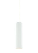 Foto para 50w Blok Matte White/Satin Nickel FJ-Blok Pendant S WH/SN