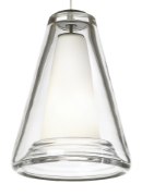 Picture of 35w Billow Chrome FJ-Billow Pendant Clear, ch