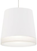 Picture of 50w Henrik Satin Nickel FJ-Henrik Pendant White, sn