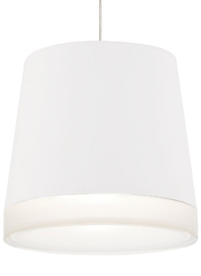 Foto para 8w Henrik 30k Satin Nickel 80cri FJ-Henrik Pendant White, sn, -LED