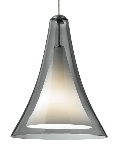 Foto para 8w 500lm Melrose 30k Satin Nickel 80cri FJ-Melrose II Pendant SMsn-LEDS830