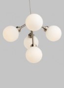 Picture of 2.5w Mara 27k Frosted Glass Globe Aged Brass 90cri FJ-Mara Pendant WH AB -LED927