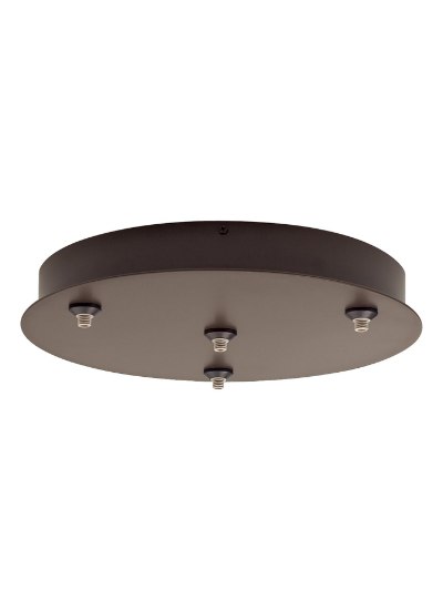 Foto para FreeJack Satin Nickel FJ-Round Canopy 4-port, sn-LED