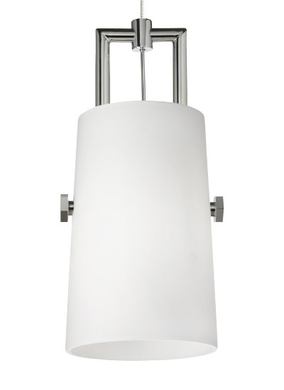 Foto para 8w Revere 30k Satin Nickel/Satin Nickel 80cri FJ-Revere Pendant White, ss, -LED