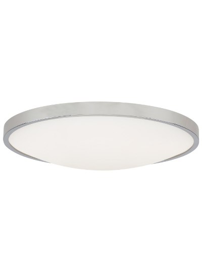 Foto para 22w Vance 27k Frosted Glass Diffuser Chrome 90cri Vance 13 Flush Mount 13IN CH -LED927-277