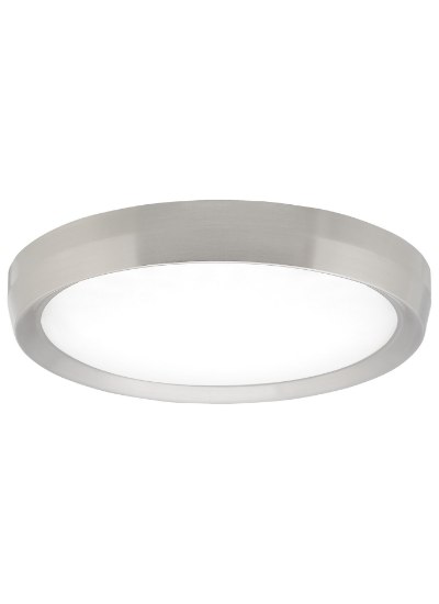 Picture of 22w 2008lm Bespin 30k Satin Nickel 90cri Bespin Flush Mount Ceiling LGsn-LED930