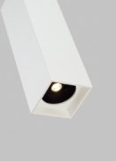 Foto para 19w Exo 27k Metal Shade Black 90cri Exo Flush 18IN 30° WH BK -LED927