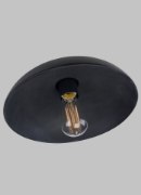 Picture of 3.5w Fett 22k Sand Casted Metal E26 Medium Base ST19 90cri Fett Flush Mount Ceiling ZC-LED922