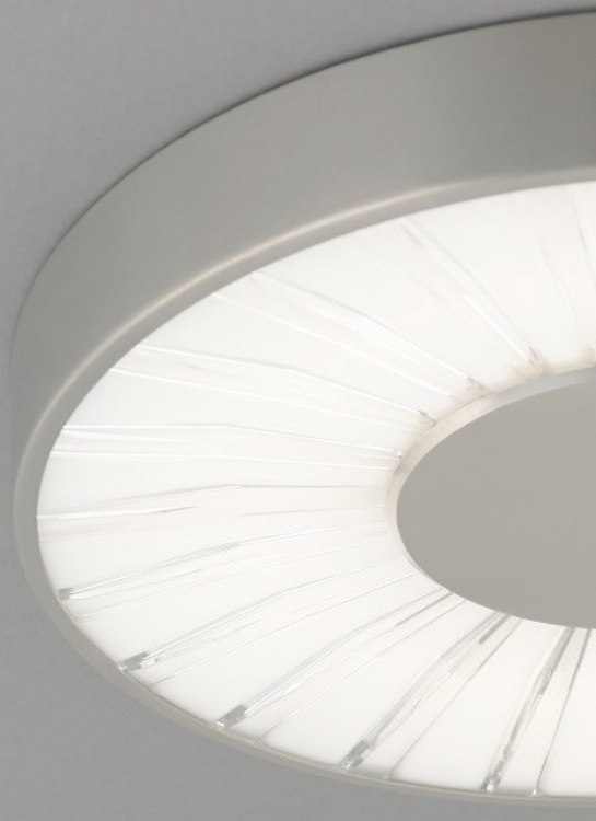 Foto para 15w Kalido 30k Satin Nickel 80cri Kalido Flush Mount Ceiling S, CRYT, sn, -LED830