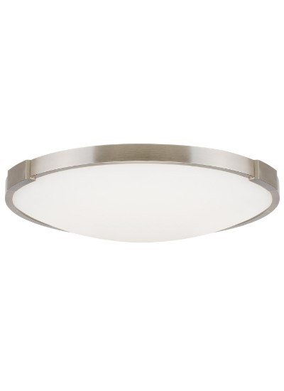 Picture of 22w Lance 27k Frosted Glass Diffuser Satin Nickel 90cri Lance 13 Flush Mount 13IN SN -LED927