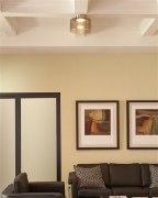 Picture of 15w Manette 30k Satin Nickel 80cri Manette Flush Mount Ceiling LG, TK, -LED