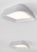 Foto para 34w 1139lm Rhonan 30k Matte White / White 90cri Rhonan Flush Mount Ceiling WH/WH-LED930